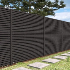 Schutting Andalusië Ca.180x180cm Zwart 8 Schutting Andalusië Ca.180x180cm Zwart -Buiten Tuin 123 389