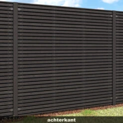 Schutting Andalusië Ca.180x180cm Zwart 9 Schutting Andalusië Ca.180x180cm Zwart -Buiten Tuin 123 390