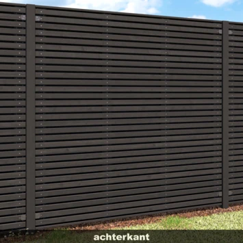 Schutting Andalusië Ca.180x180cm Zwart 4 Schutting Andalusië Ca.180x180cm Zwart - Image 4