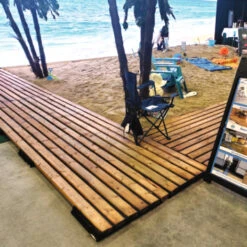 Multydeck Rubberen Vlonder Fundering -Buiten Tuin 123 4