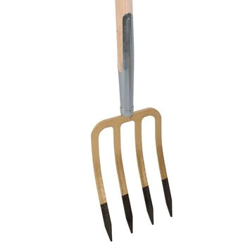 GAMMA Spitvork 4-tands Essen/staal 85 Cm 1 GAMMA Spitvork 4-tands Essen/staal 85 Cm