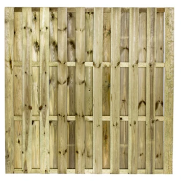 Schutting Wales Grenen Recht Ca. 180x180 Cm 2 Schutting Wales Grenen Recht Ca. 180x180 Cm - Image 2