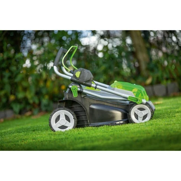 LUX 20V Accu Grasmaaier 37cm Incl. 2 Accu's 4,0Ah + Lader 9 LUX 20V Accu Grasmaaier 37cm Incl. 2 Accu's 4,0Ah + Lader - Afbeelding 9