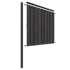 Schutting Volgpakket Tuinscherm Royal Antraciet Ca. 1,9 Meter Lang -Buiten Tuin 123 74