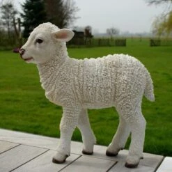 ESSCHERT DESIGN Lam Beeld - H 30 Cm 7 ESSCHERT DESIGN Lam Beeld - H 30 Cm -Buiten Tuin 1523283403 3 600