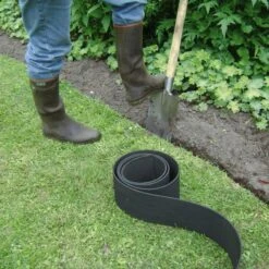 Gazonafboording ECO Rubber - 15 M × 10 Cm 5 Gazonafboording ECO Rubber - 15 M × 10 Cm -Buiten Tuin eco 15m x 10 cm gazonboord 1484057823 3 600