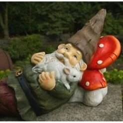 ESSCHERT DESIGN Tuinkabouter Rustend -Buiten Tuin kabouter rustend 1570616439 2 600