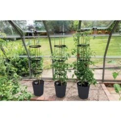 Tomatentoren 150 Cm Met Bewateringssysteem - Grijs -Buiten Tuin klimplantentoren met bewateringssysteem 1519073384 5 600