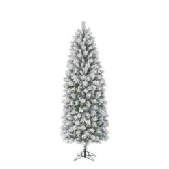 Kunststof Kerstboom Chandler Slim Frosted Black Box - 215 Cm -Buiten Tuin kunststof kerstboom slim frosted 215 cm 1662381900 4 600