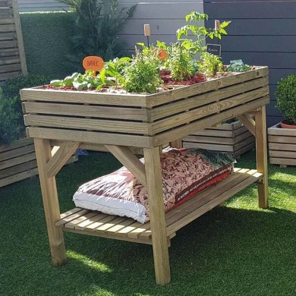 Moestuinbak 108 L Verhoogd - 100 × 60 × 80 Cm 2 Moestuinbak 108 L Verhoogd - 100 × 60 × 80 Cm - Image 2