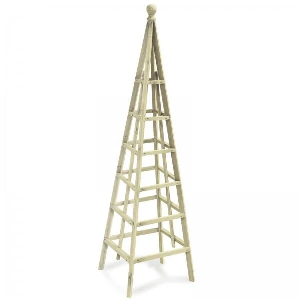 Obelisk In Hout - 190 Cm 2 Obelisk In Hout - 190 Cm - Image 2