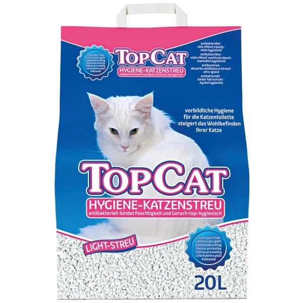 TOPCAT Kattenzand Hygiëne Light 20L 1 TOPCAT Kattenzand Hygiëne Light 20L