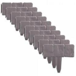 Tuinafboording Kunststof Steenlook Grijs - 240 Cm -Buiten Tuin tuinafboording steengrijs 240 cm 1484057391 1 600