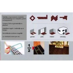 Tuinpadplaten - Grondplaten Bruin - Set Van 8 Stuks -Buiten Tuin tuinpadplaten grondplaten bruin 1484056887 5 600