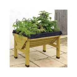 Vegtrug Verhoogde Kweektafel - 1 × 0,8 × 0,8 M -Buiten Tuin vegtrug 1 m 1484054491 3 600
