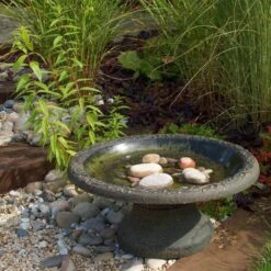 Vogelbad Rustiek XL - Kunststof -Buiten Tuin vogelbad rustiek xl kunststof 1660120179 4 600